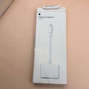 Original Apple Lightning To Digital AV Adapter MW2P3AM/A A1438 White